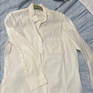 Athletea Womans Classic White Shirt size L